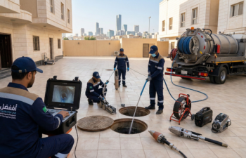 أدوات تقنية تستخدمها أفضل شركة تسليك غرف التفتيش بالرياض لضمان جودة الصرف